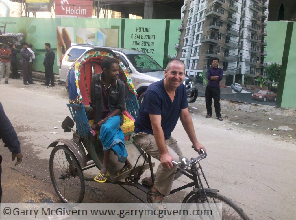 Rickshaw in Dhaka Bangladesh