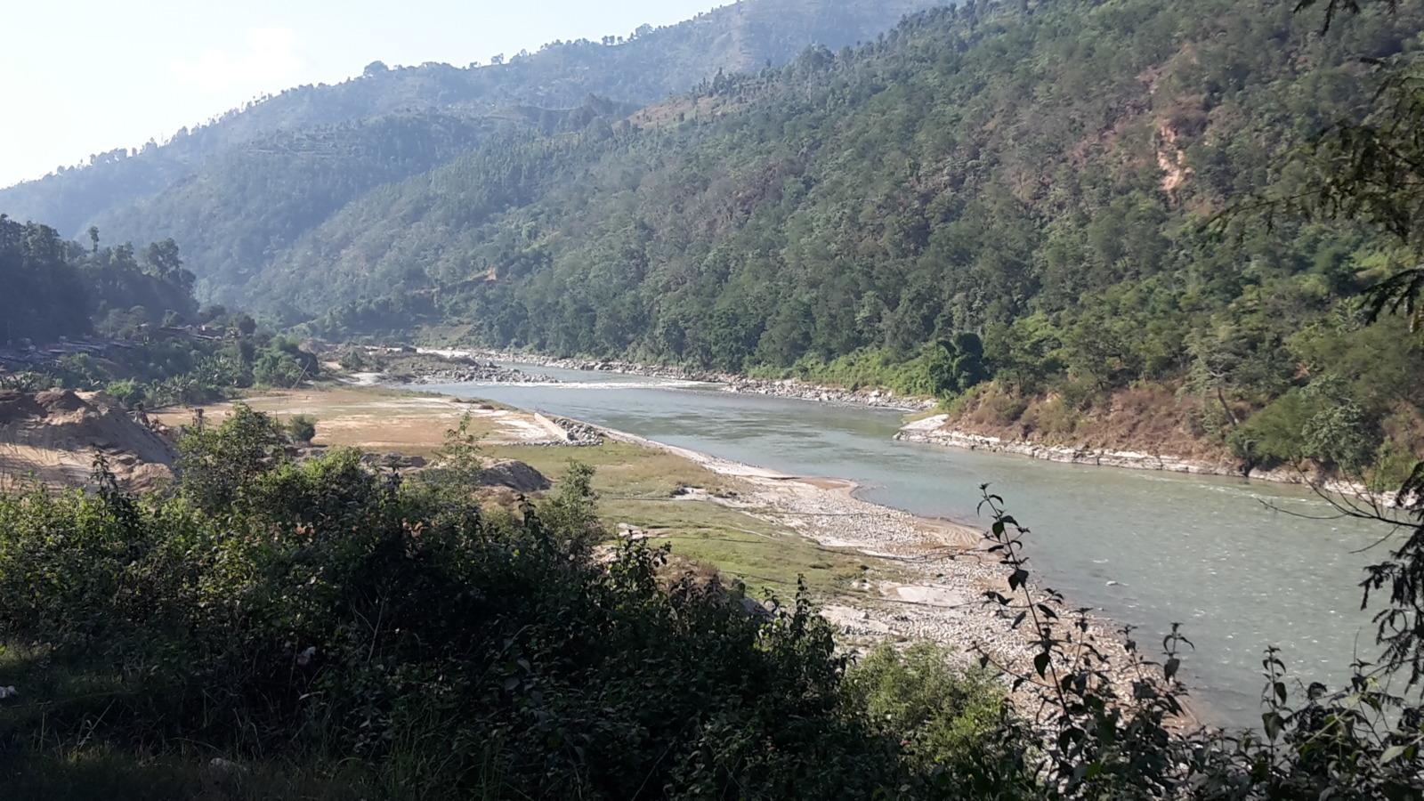 The Trishuli river