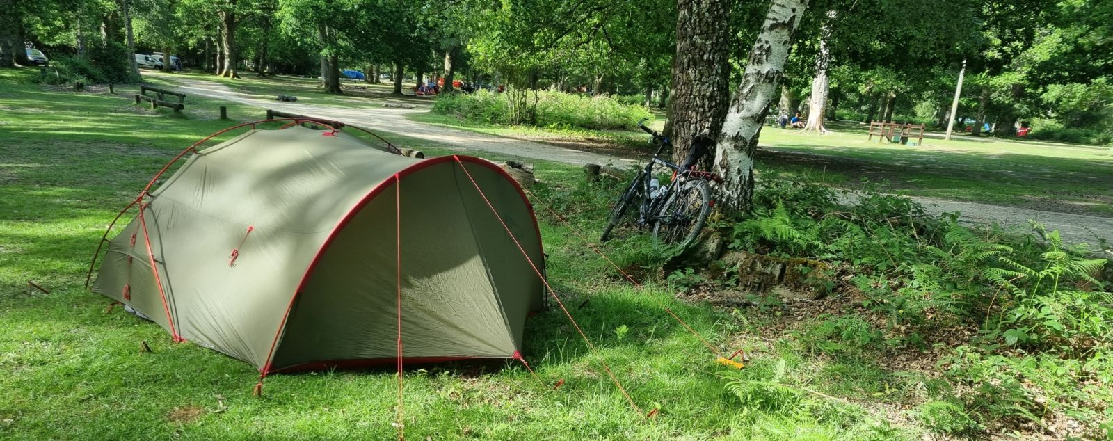 Tent and bike