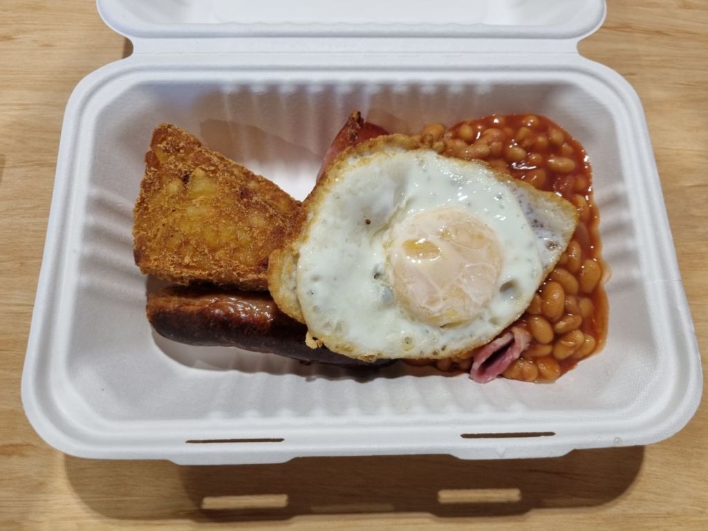 English fry up in a box