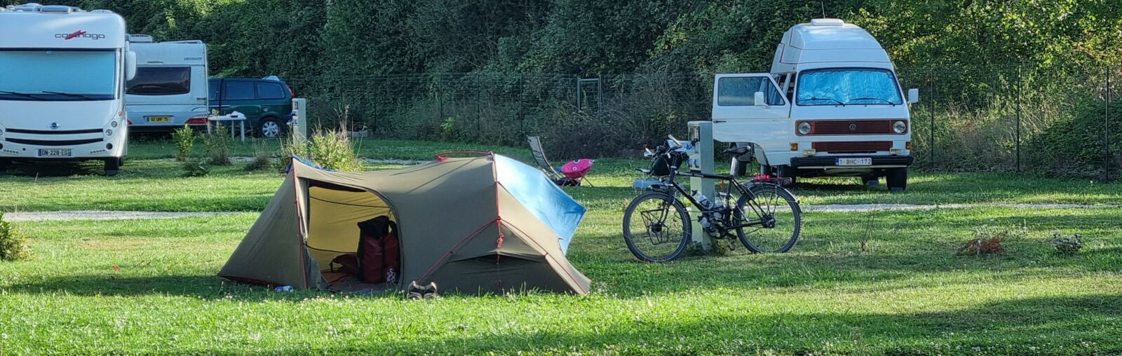Vans bike tent