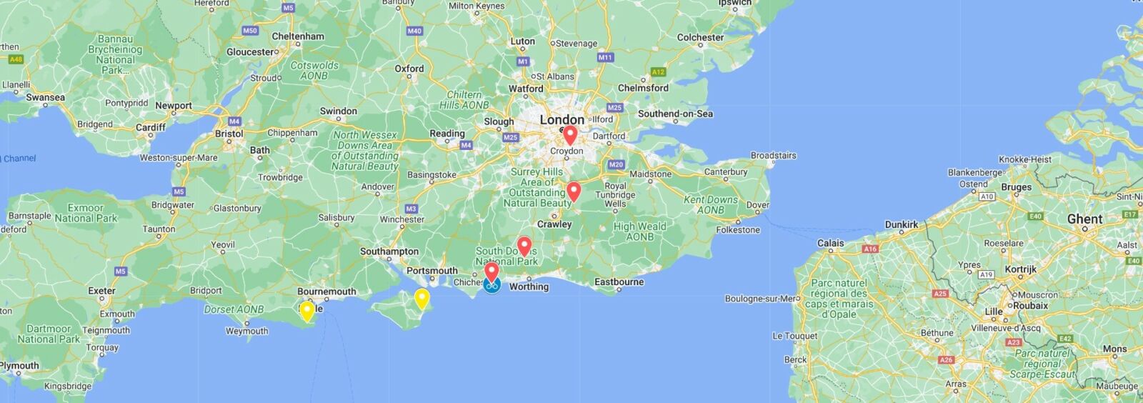 East England map