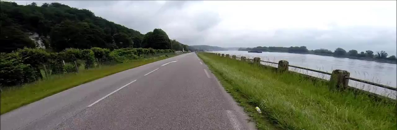 Road by river
