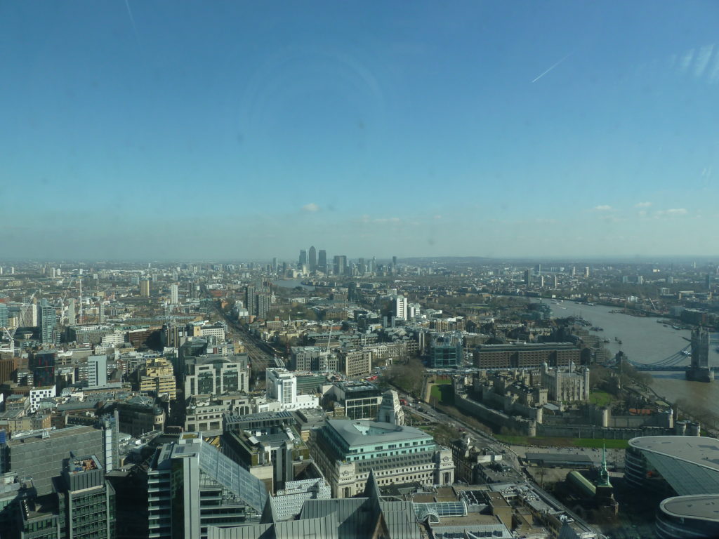 Views across London