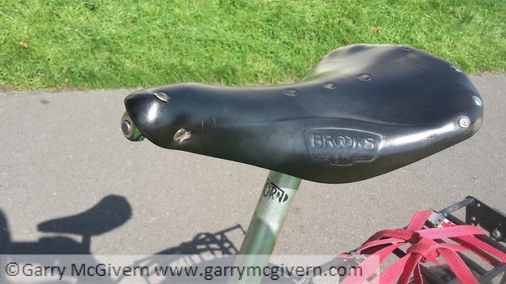 Brooks B17 saddle after nearly 50,000 miles